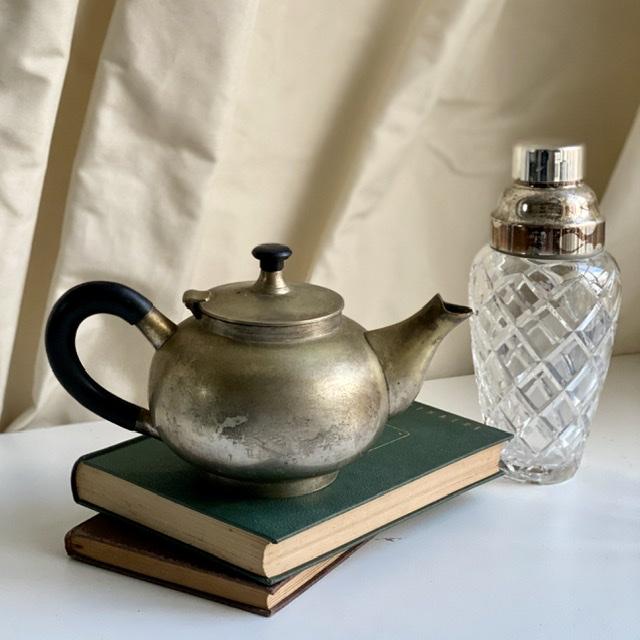 Чайник латунь и деревянная ручка