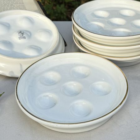 Форма для запекания улиток Porcelaine de Baudour 18 см фарфор Бельгия