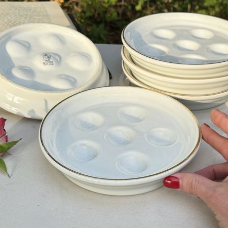 Форма для запекания улиток Porcelaine de Baudour 18 см фарфор Бельгия