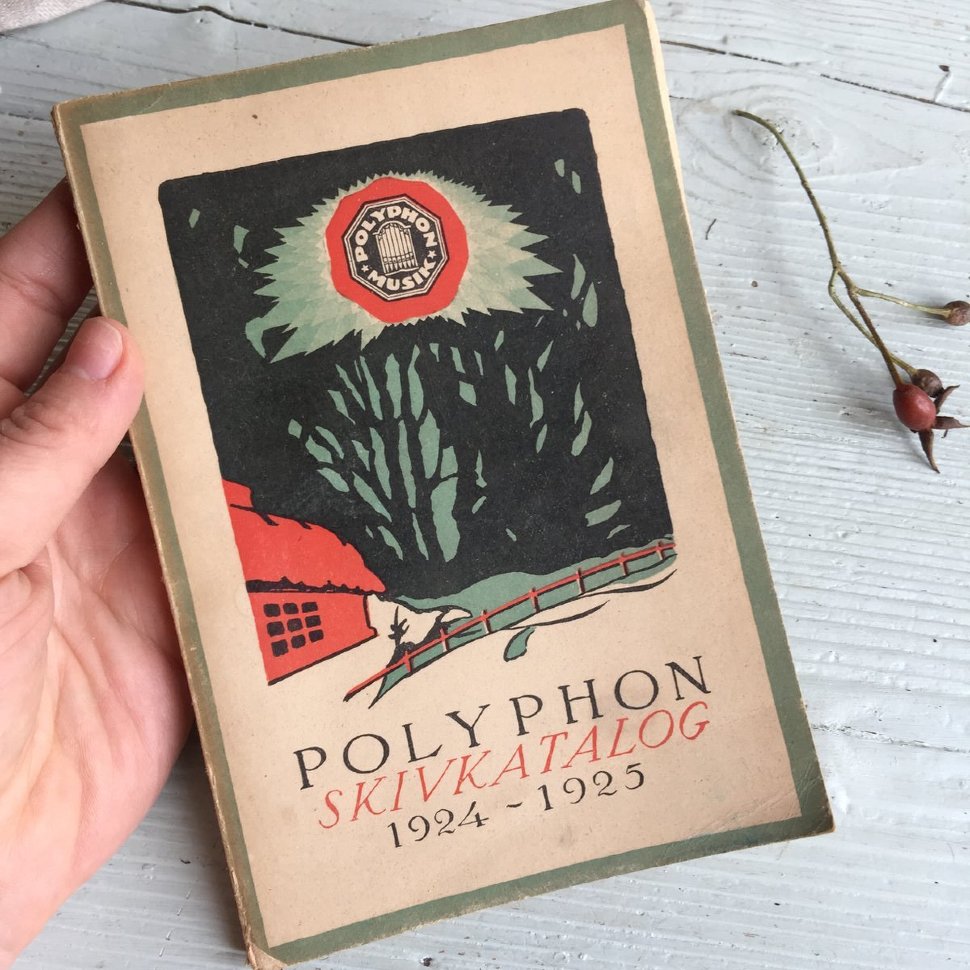 Книга POLYPHON SKIVKATALOG 1924-1925 г