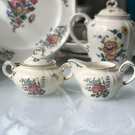 Сахарница Alt Strassburg ВиллеройБох 15 см фарфор Германия уценка