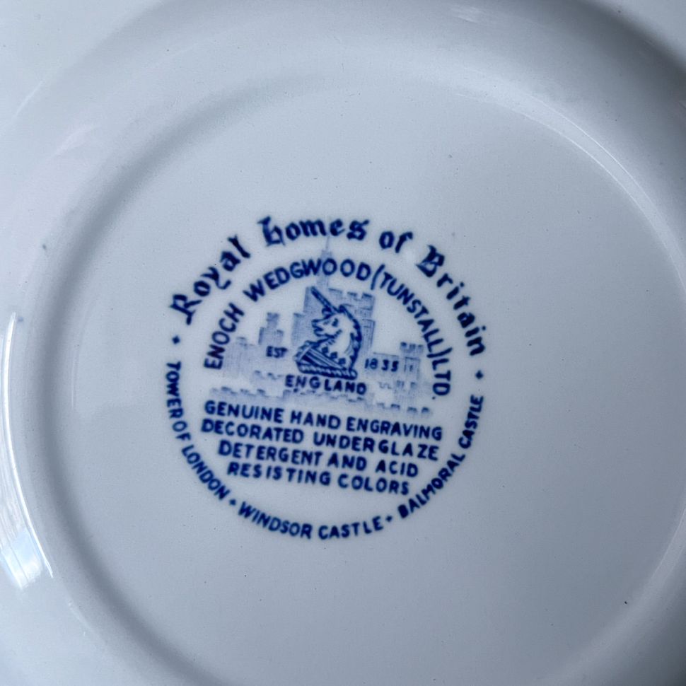 Тарелка Enoch Wedgwood Royal Homes of Britain 20 см Англия