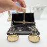 Весы ювелирные и аптекарские в пенале латунь 