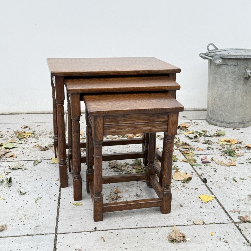 Стол журнальный набор 3 шт массив дерева