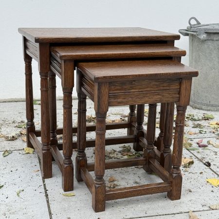 Стол журнальный набор 3 шт массив дерева