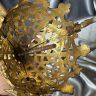 Подсвечник пик-сьерж бронза Франция Драконы 35 см 