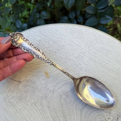 Ложка столовая WM Rogers 21 см серебрение 19 век