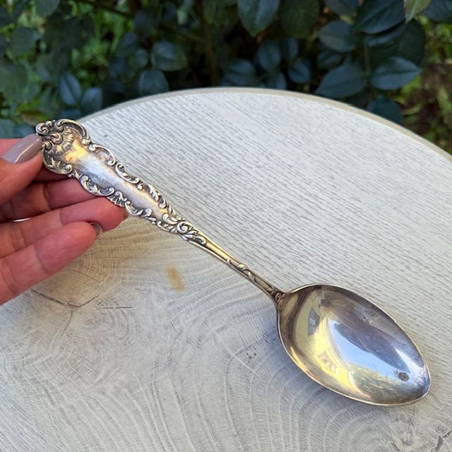 Ложка столовая WM Rogers 21 см серебрение 19 век