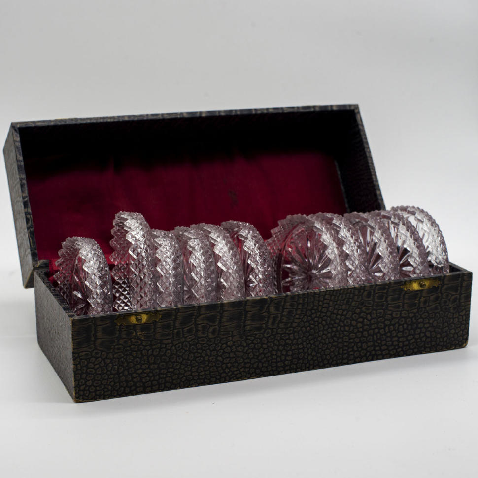 Подставка розетка Грани, набор в коробе