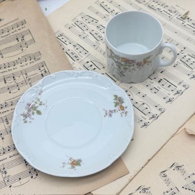 Чайная пара Rosenthal Monbijou садовые цветы 200 мл Германия