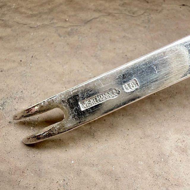 Вилка для ракообразных Wiskemann 19 см серебрение Бельгия 