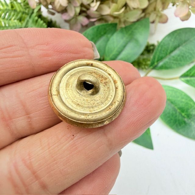 Пуговица мундирная военно-морская Якорь 2,4 см латунь 