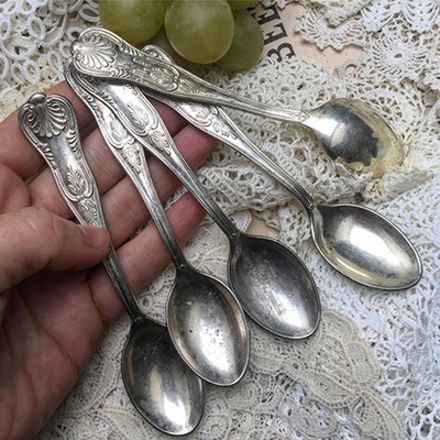 Ложка чайная серебрение лилия