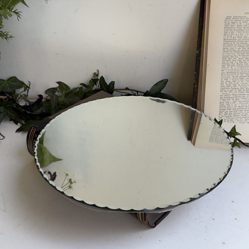 Зеркало центр стола 30 см Франция