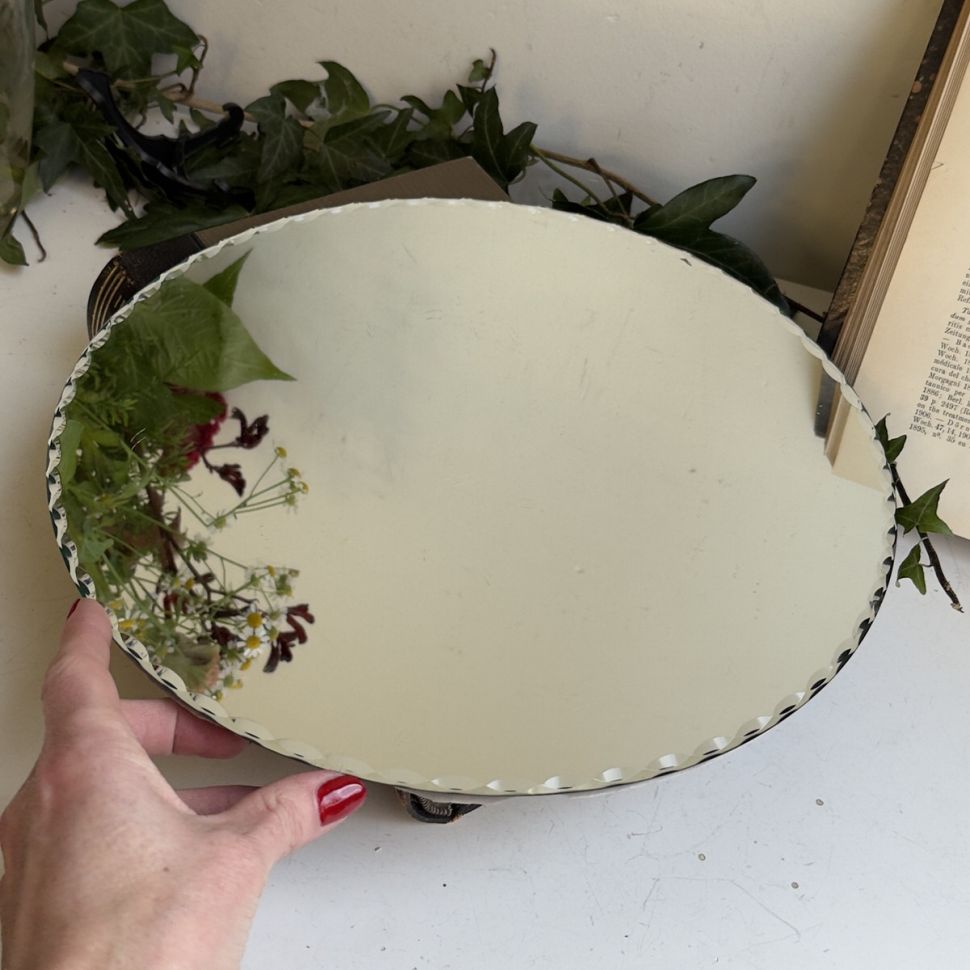 Зеркало центр стола 30 см Франция