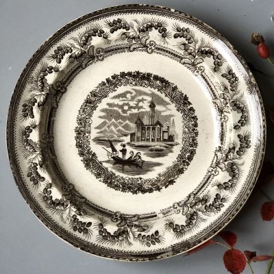 Тарелка глубокая Восточные мотивы 24 см