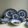 Тарелка Enoch Wedgwood Woodland 25 см Англия синий