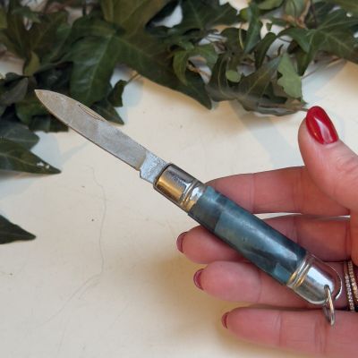 Нож перочинный 15 см Голубой перламутр