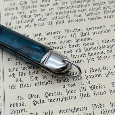 Нож перочинный 15 см Голубой перламутр