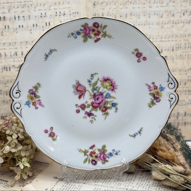 Блюдо для торта PL Limoges Букет 27 см Франция 