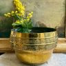 Кашпо 26 см Франция латунь