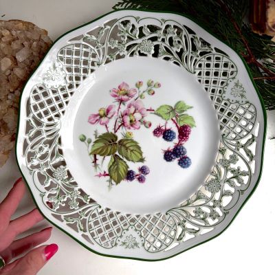 Тарелка Schumann Arzberg Ежевика 26 см Бавария Германия
