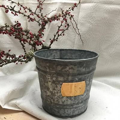 Кашпо оцинкованное