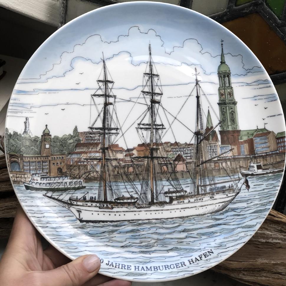 Тарелка 24 см Der Freien und Hansestadt Hamburg