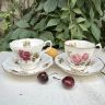 Чайная пара Royal Albert Anniversary Rose 200 мл 1950 гг.
