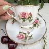 Чайная пара Royal Albert Anniversary Rose 200 мл 1950 гг.