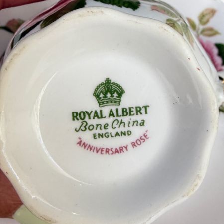 Чайная пара Royal Albert Anniversary Rose 200 мл 1950 гг.