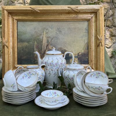 Кофейная пара U.F. Limoges 110 мл Франция
