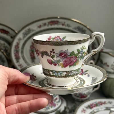 Чайная пара Paragon Tree of Kashmir 220 мл 1960-е Англия      