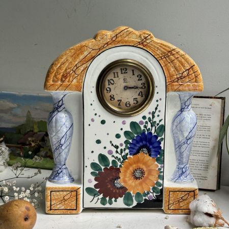 Часы каминные 30 см фарфор Голландия