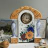 Часы каминные 30 см фарфор Голландия