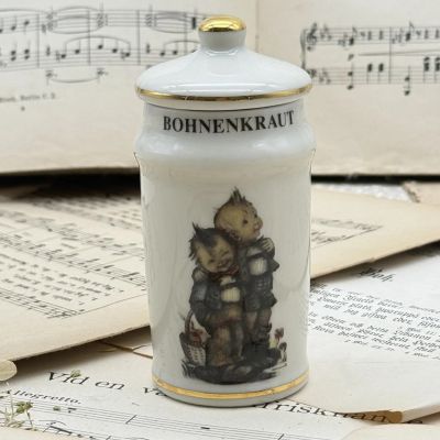 Банка для специй Goebel MJ Hummel Чабер 11 см фарфор Германия
