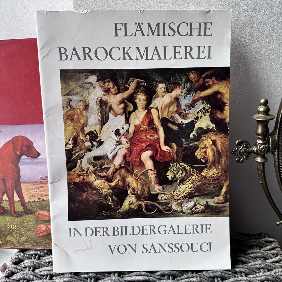 Альбом альманах Фламанская живопись барокко на немецком языке