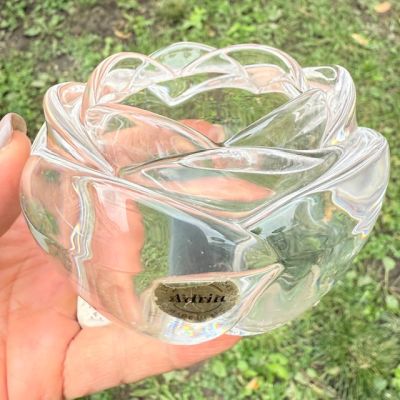 Подсвечник Лотос Adria 9 см хрусталь