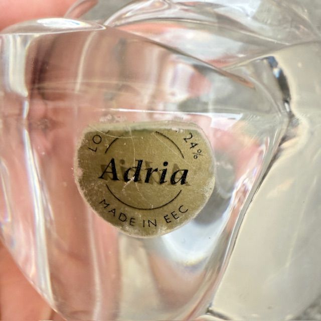 Подсвечник Лотос Adria 9 см хрусталь