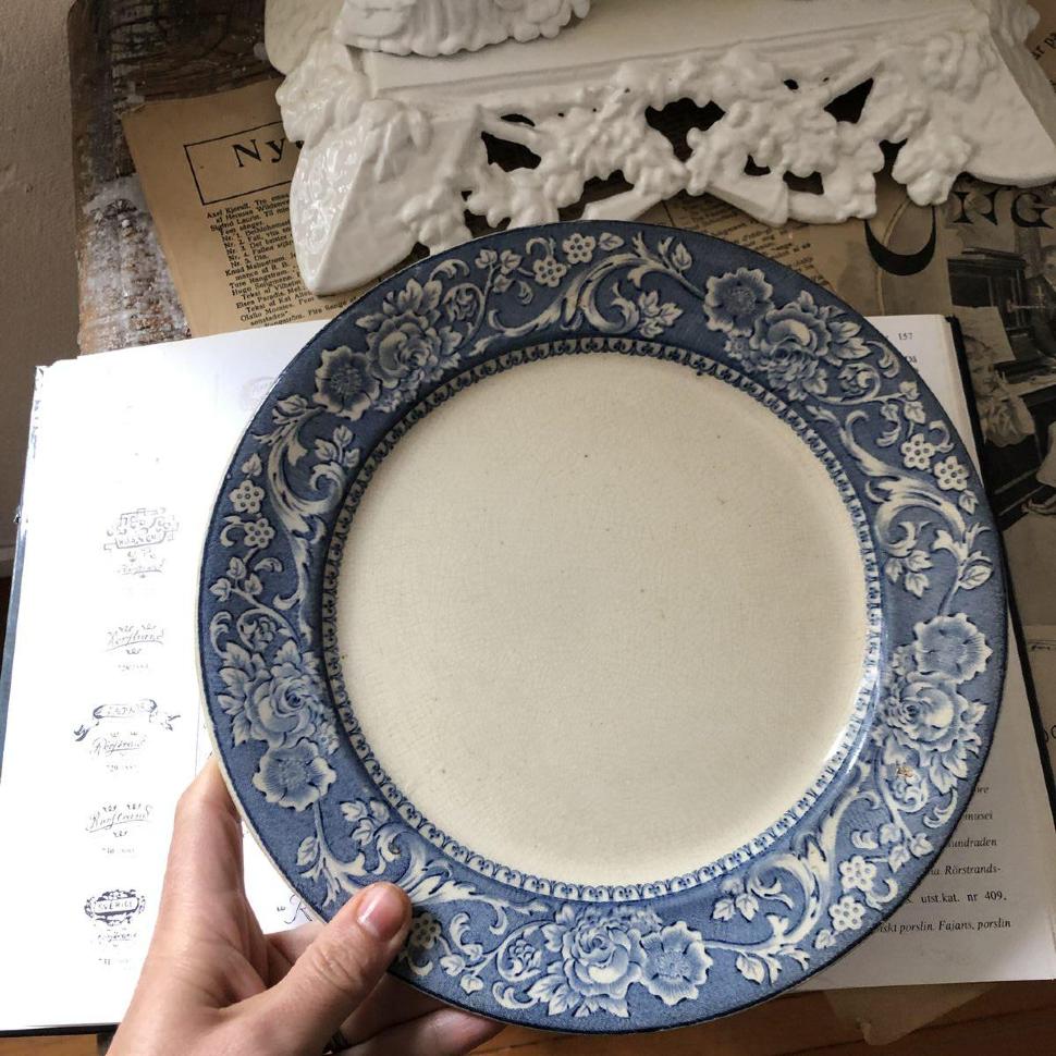 Тарелка 24 см Rorstrand Helga фарфор Швеция