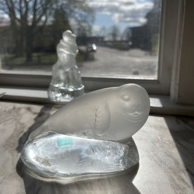 Статуэтка 13 см Тюлень хрусталь