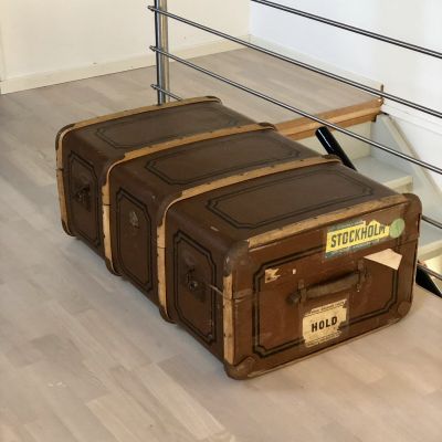 Чемодан сундук STOCKHOLM старинный