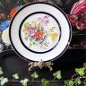 Тарелка декоративная Цветы Porcelaine du Lys Royal Limoges 26 см Франция