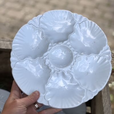 Тарелка менажница для устриц 23 см La Porcelaine de Boudour фарфор