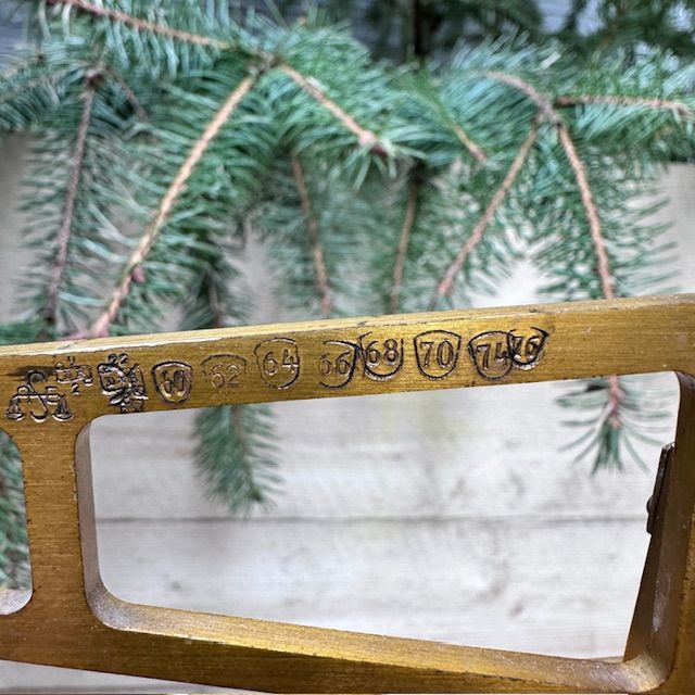 Весы равноплечные с двумя чашами 50 см латунь