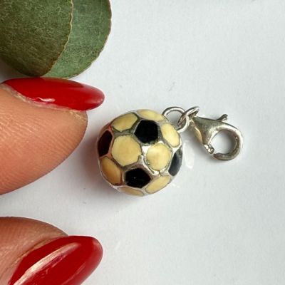 Подвеска шарм Футбольный мяч в стиле Thomas Sabo 1,5 см 925