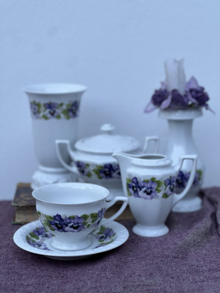 Сахарница Rosenthal Classic Rose Фиалка 15 см Германия