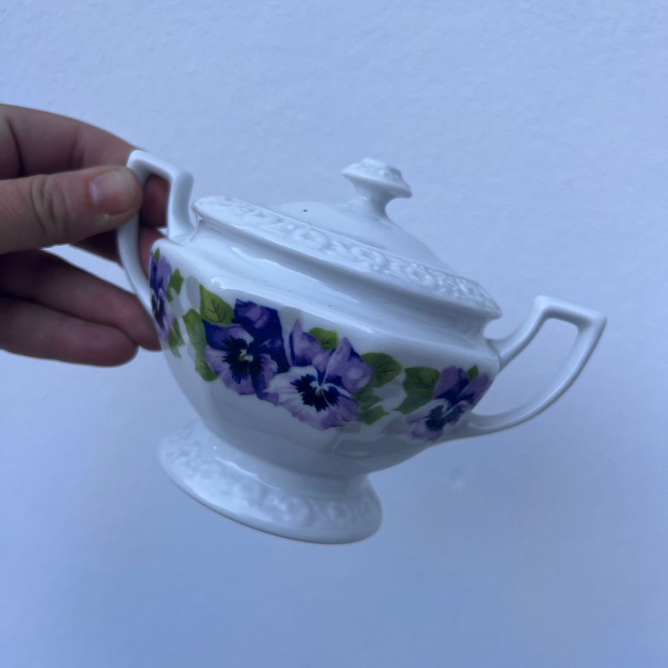 Сахарница Rosenthal Classic Rose Фиалка 15 см Германия