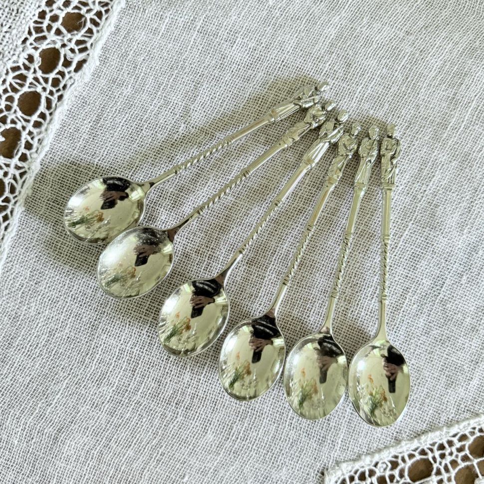 Ложка кофейная 12 см сталь набор 6 шт. в коробке Голландия