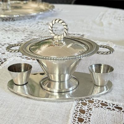 Набор для специй Ардеко 16 см серебрение  